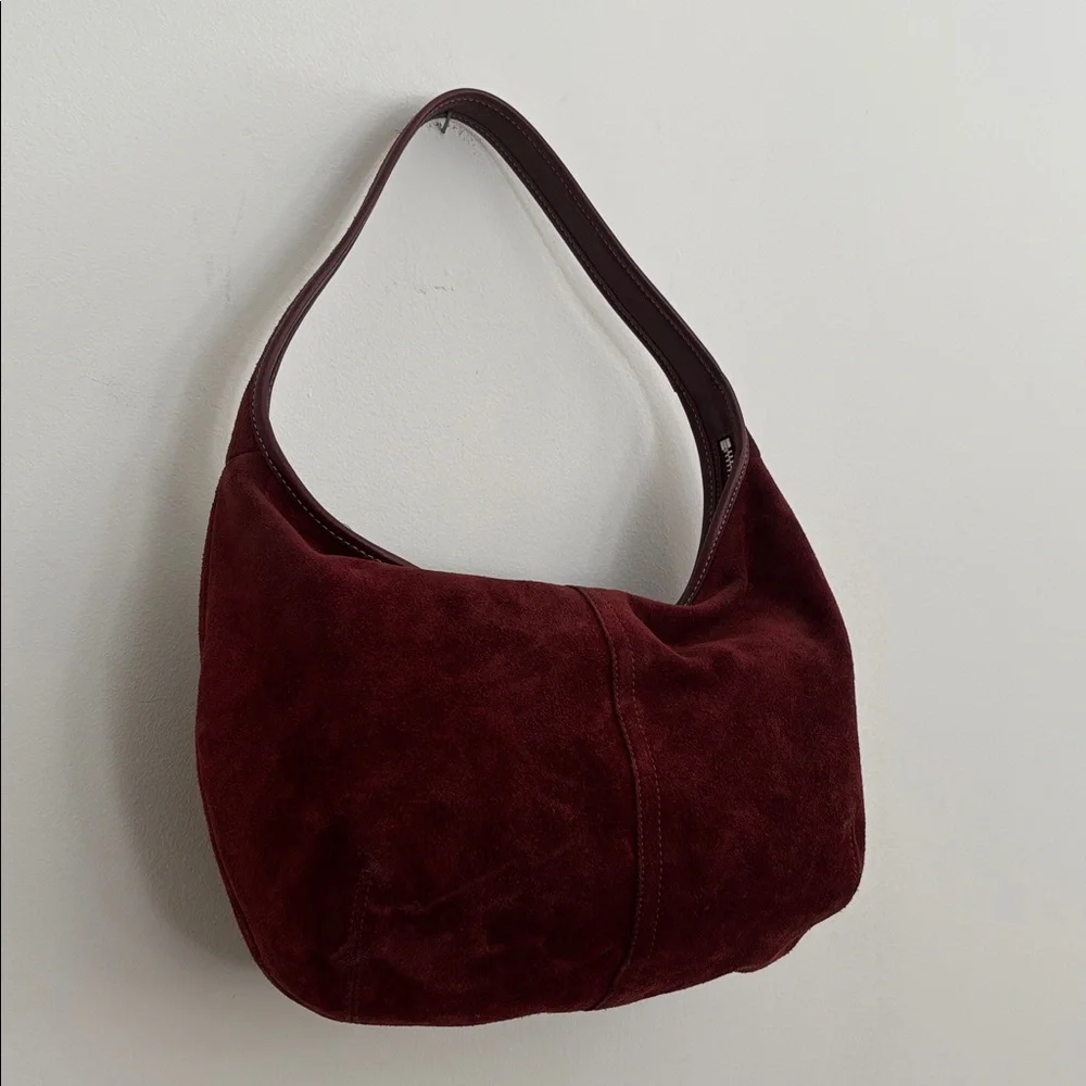 Coach vintage y2k suede hobo Crescent bag - Picture 4 of 7